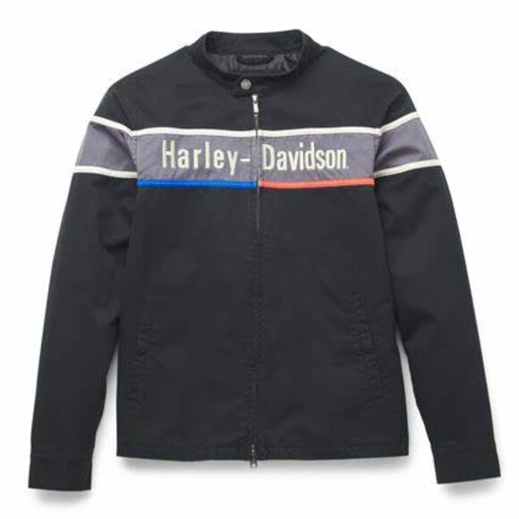 Harley-Davidson Other - Harley Davidson Men's Bar Jacket - Two Way Zip, Fully Lined - Size Medium